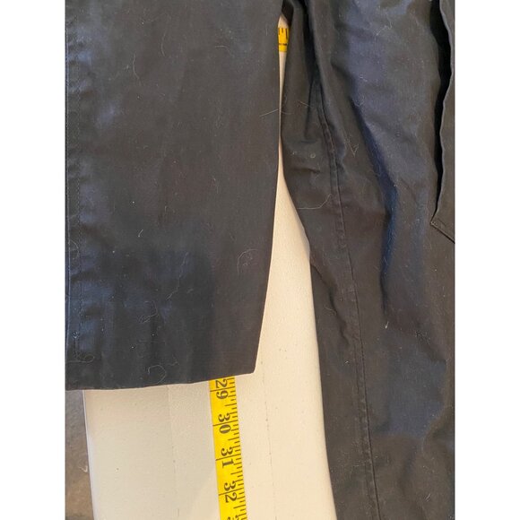 U.S. Military Trench Coat 40L Black Faux Fur Removable Liner Centre Mfg. - Picture 10 of 11